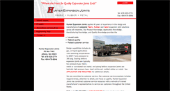 Desktop Screenshot of hunterexpansionjoints.com